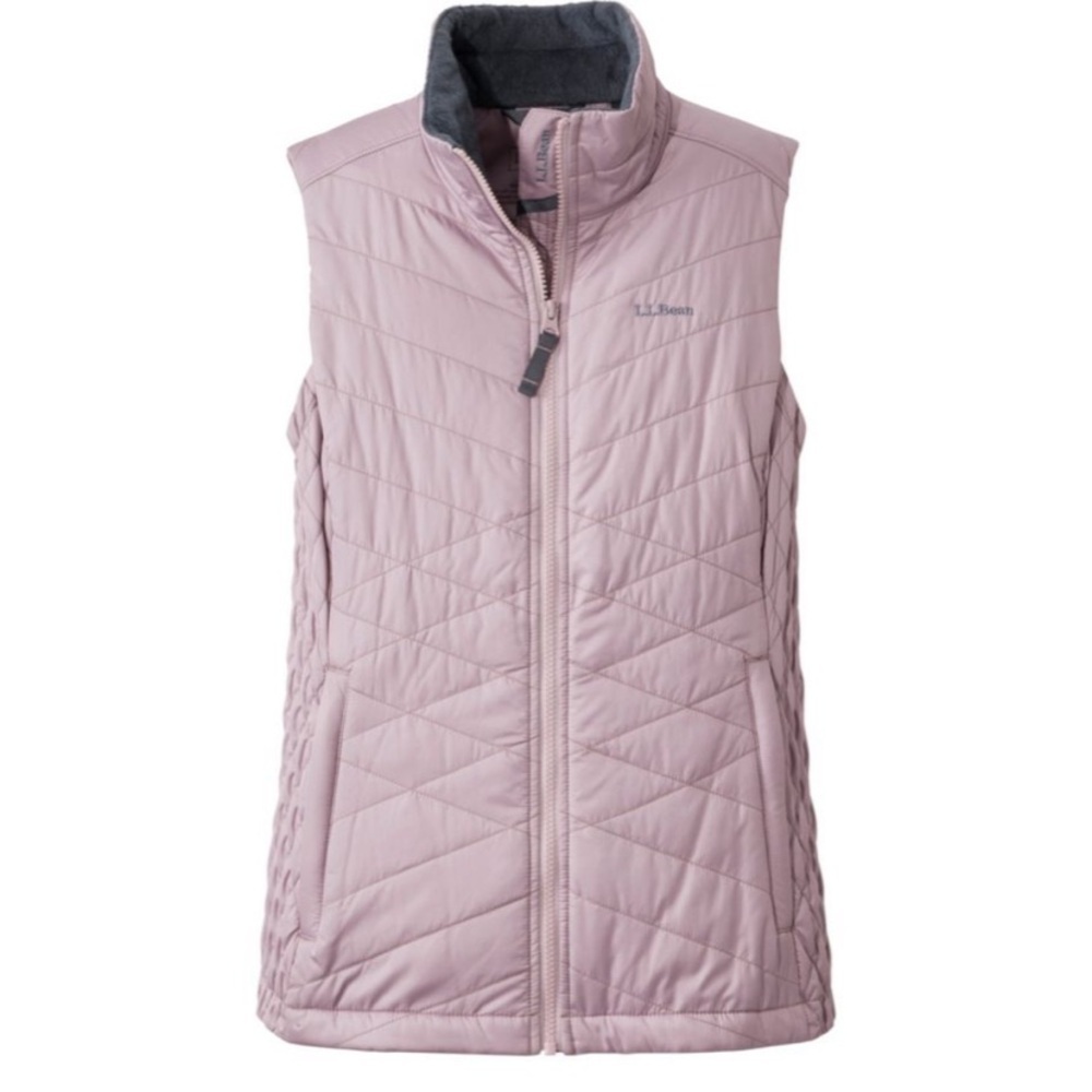 L.L. Bean Primaloft Quilted Puffer Vest Vintage Lavender Women’s Medium Petite